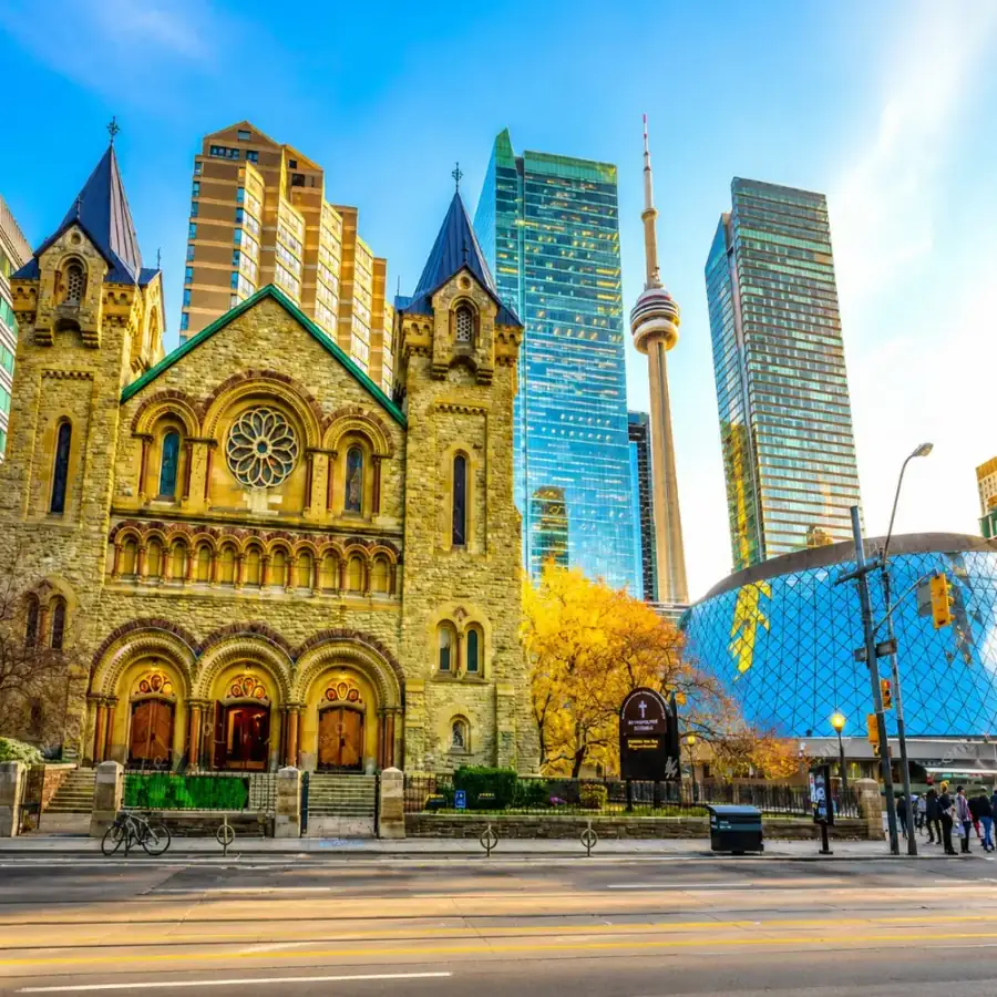 Historic and modern architecture across Toronto