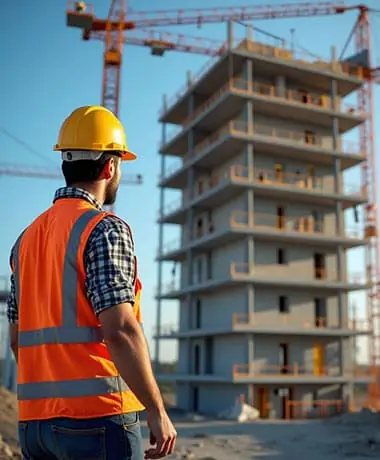 Construction site worker
